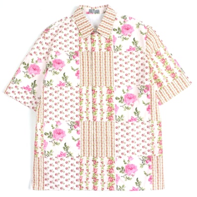 極美品 ディオール オム
半袖シャツ ピンク メンズ 38 293C517A5679