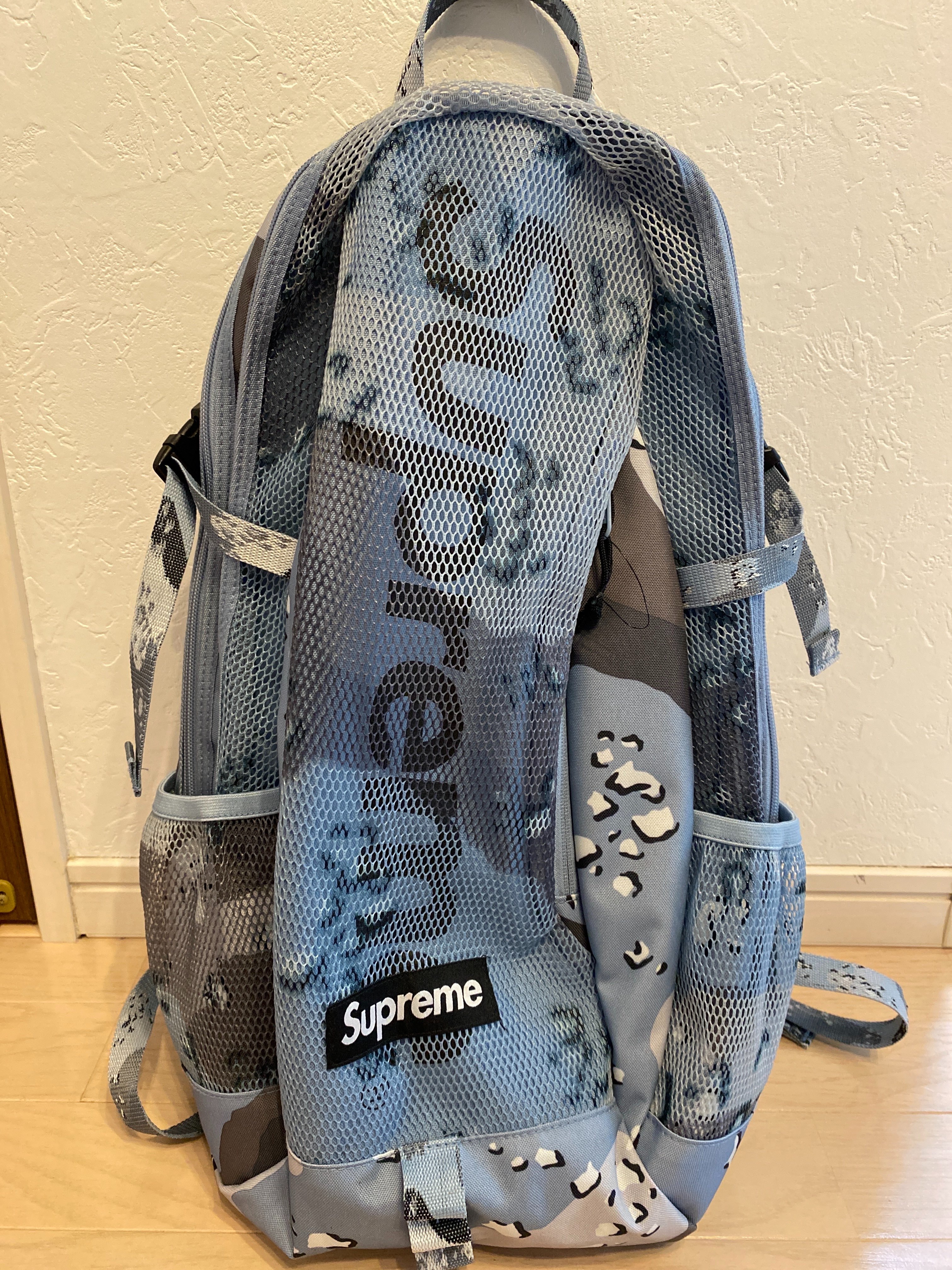 Supreme 20SS Backpack "Camo Blue"