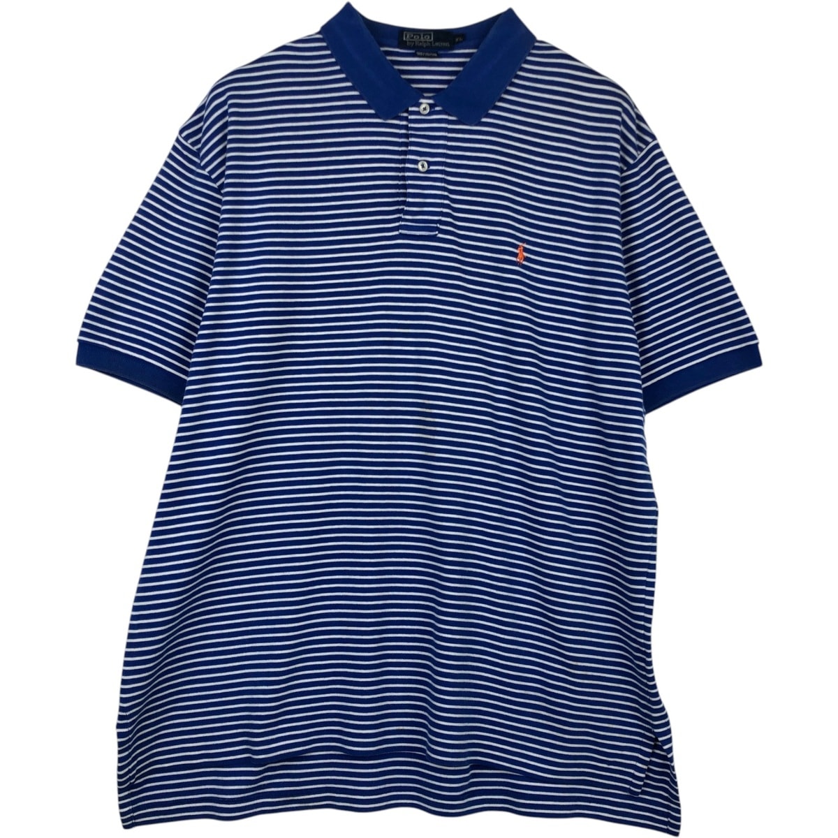 古着 ラルフローレン Ralph Lauren POLO by Ralph Lauren 半袖 ボーダー ポロシャツ メンズXL相当/eaa622711