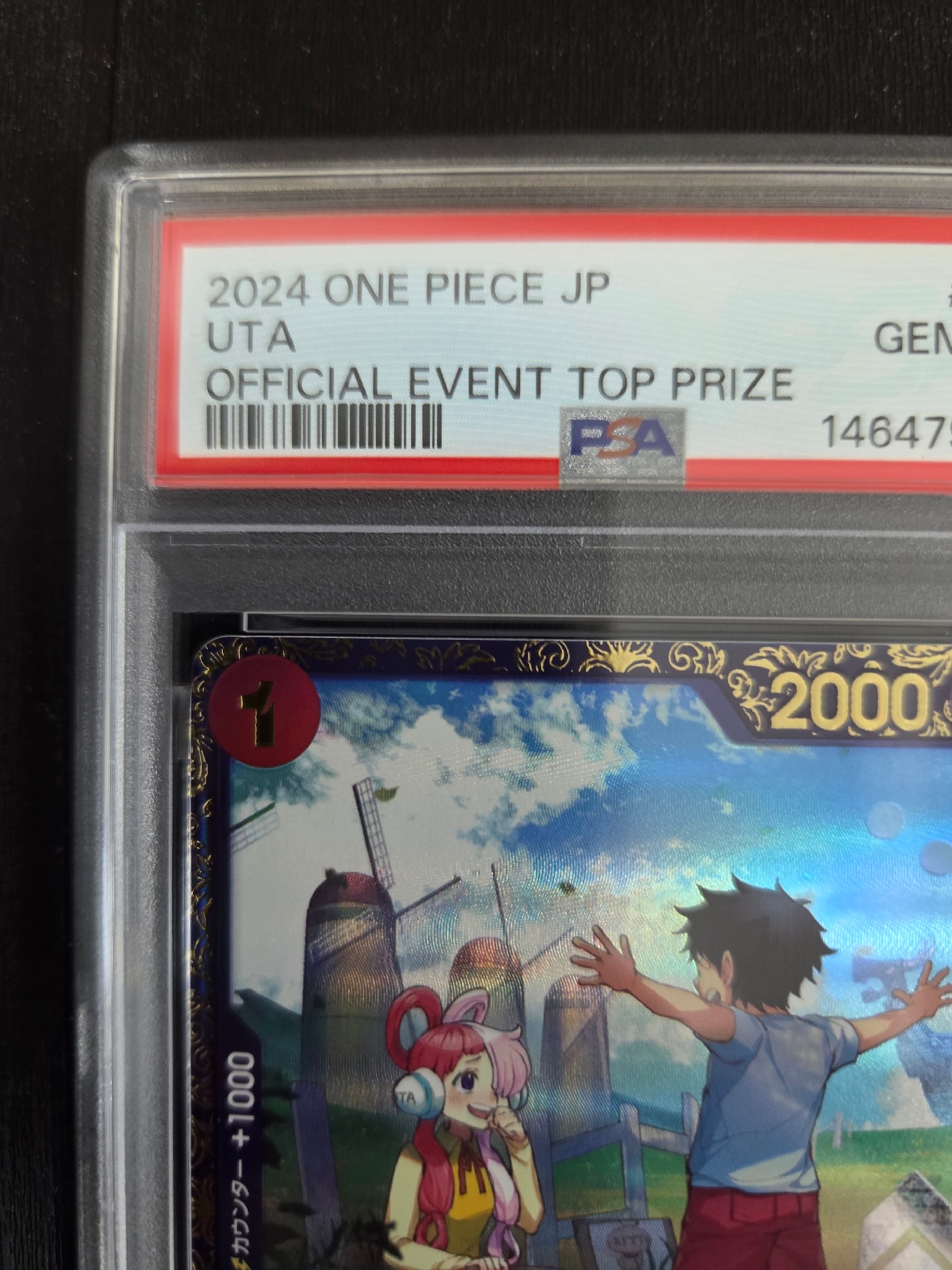 PSA10】ウタ R [OP09-002](プロモーションカード「フラッグシップ
