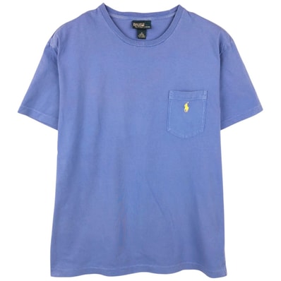 古着 ラルフローレン Ralph Lauren POLO by Ralph Lauren 半袖 ワンポイントロゴポケットTシャツ メンズM相当/eaa658600