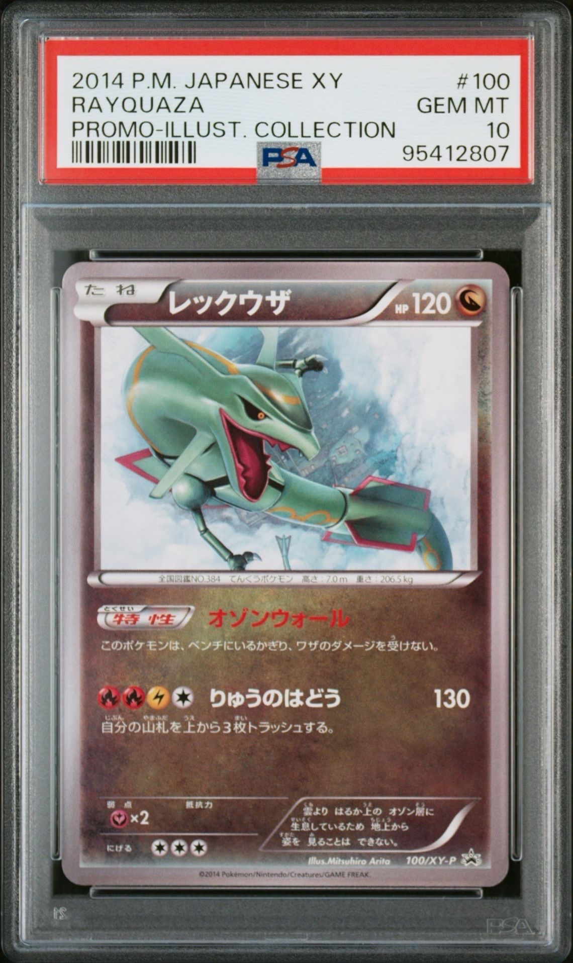 レックウザ イラストコレクション: プロモ[XY-P 100/XY-P](プロモーションカード「XY-P」)