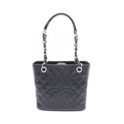 シャネル CHANEL マトラッセ PST トートバッグ バッグ キャビアスキン(グレインドカーフ) レディース ブラック系 A50994 【中古】