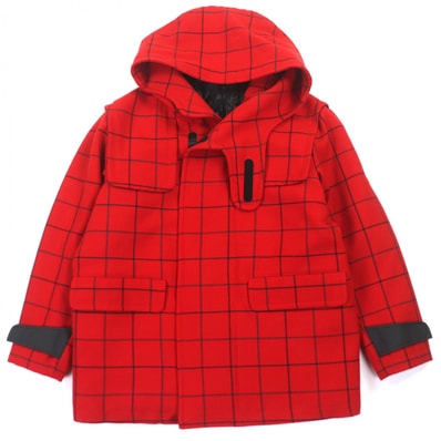 美品 エンポリオ アルマーニ コート レッド メンズ 50 91B530