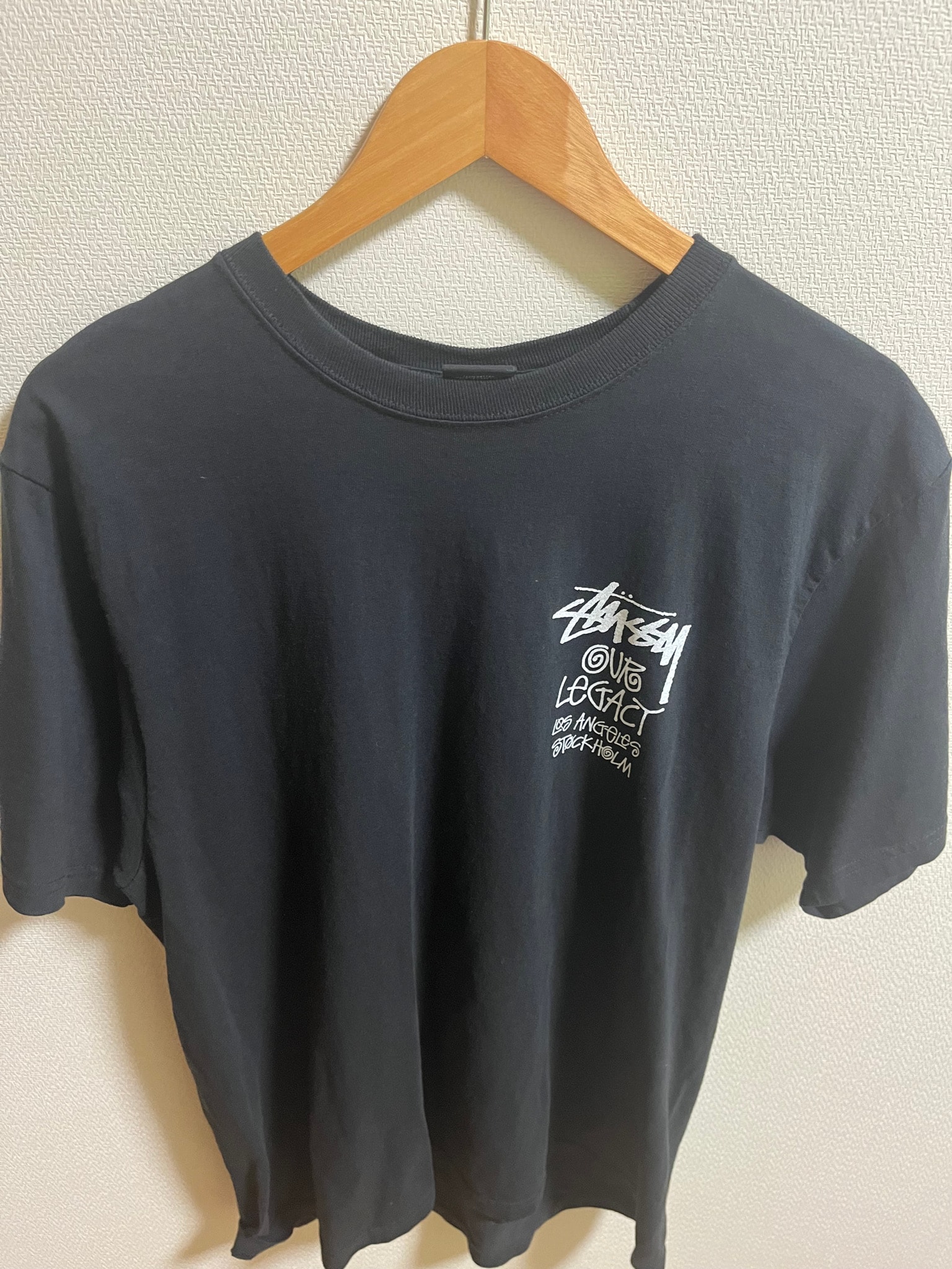 Stussy x Our Legacy Work Shop Surfman Tee Pigment Dyed "Black" 3904017