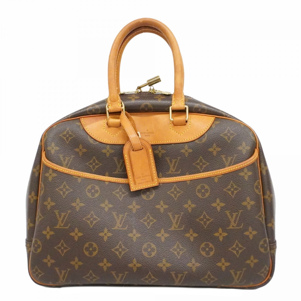 ★最終価格【6da0581】ルイヴィトン ハンドバッグ モノグラム ドーヴィル M47270 ブラウン【中古】レディース