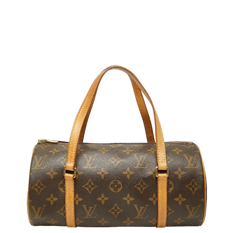 ルイ ヴィトン モノグラム パピヨン26 ハンドバッグ M51386 ブラウン PVC レザー レディース LOUIS VUITTON 【中古】