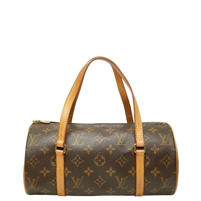 ルイ ヴィトン モノグラム パピヨン26 ハンドバッグ M51386 ブラウン PVC レザー レディース LOUIS VUITTON 【中古】