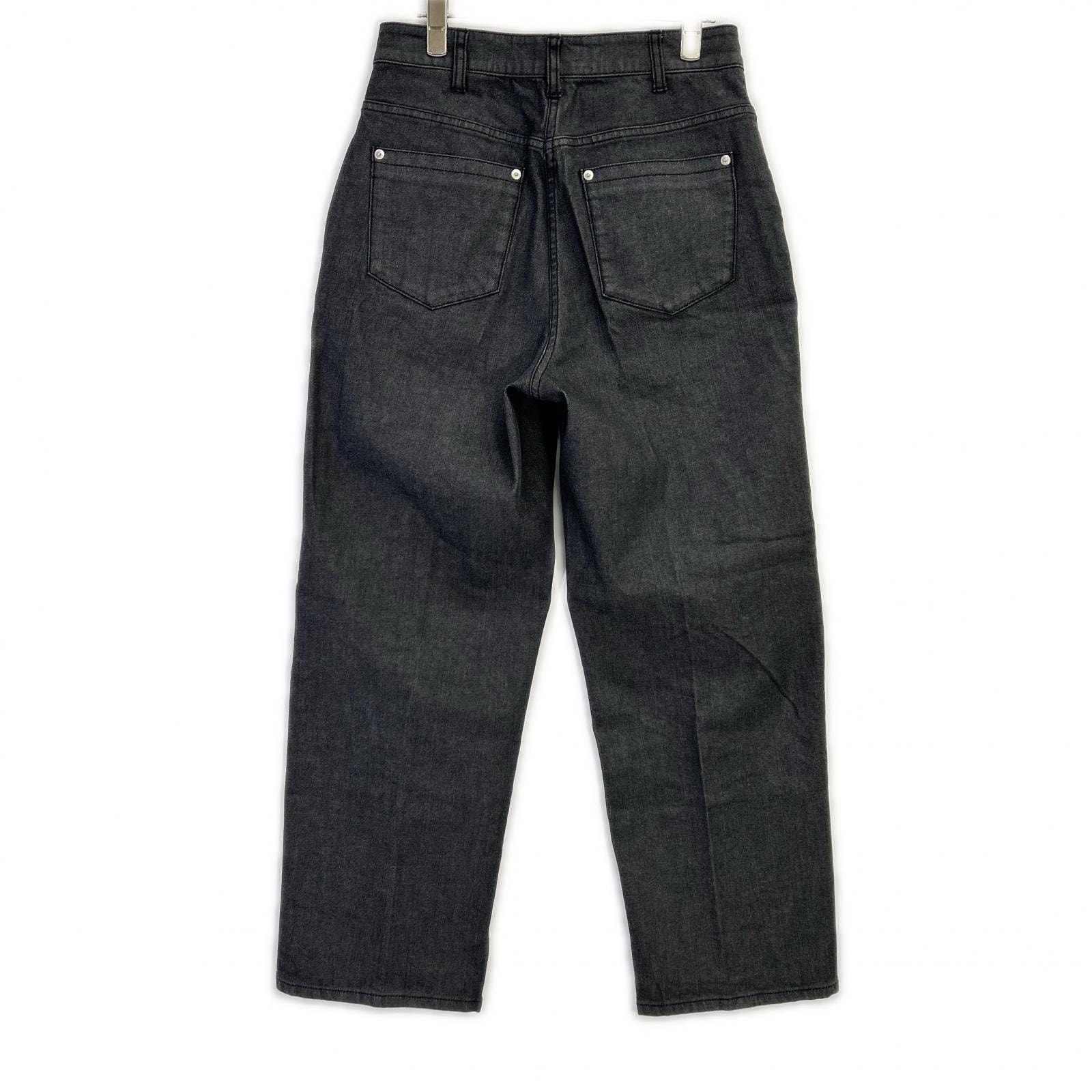 A (未使用に近い)】セオリーリュクス 26SS ブラック デニムパンツ 38