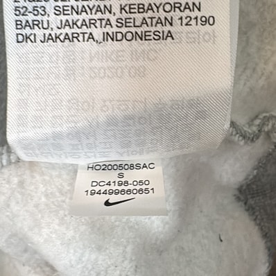 Nike x Stussy International Crewneck Sweatshirt (US Size) "Grey" DC4198-050