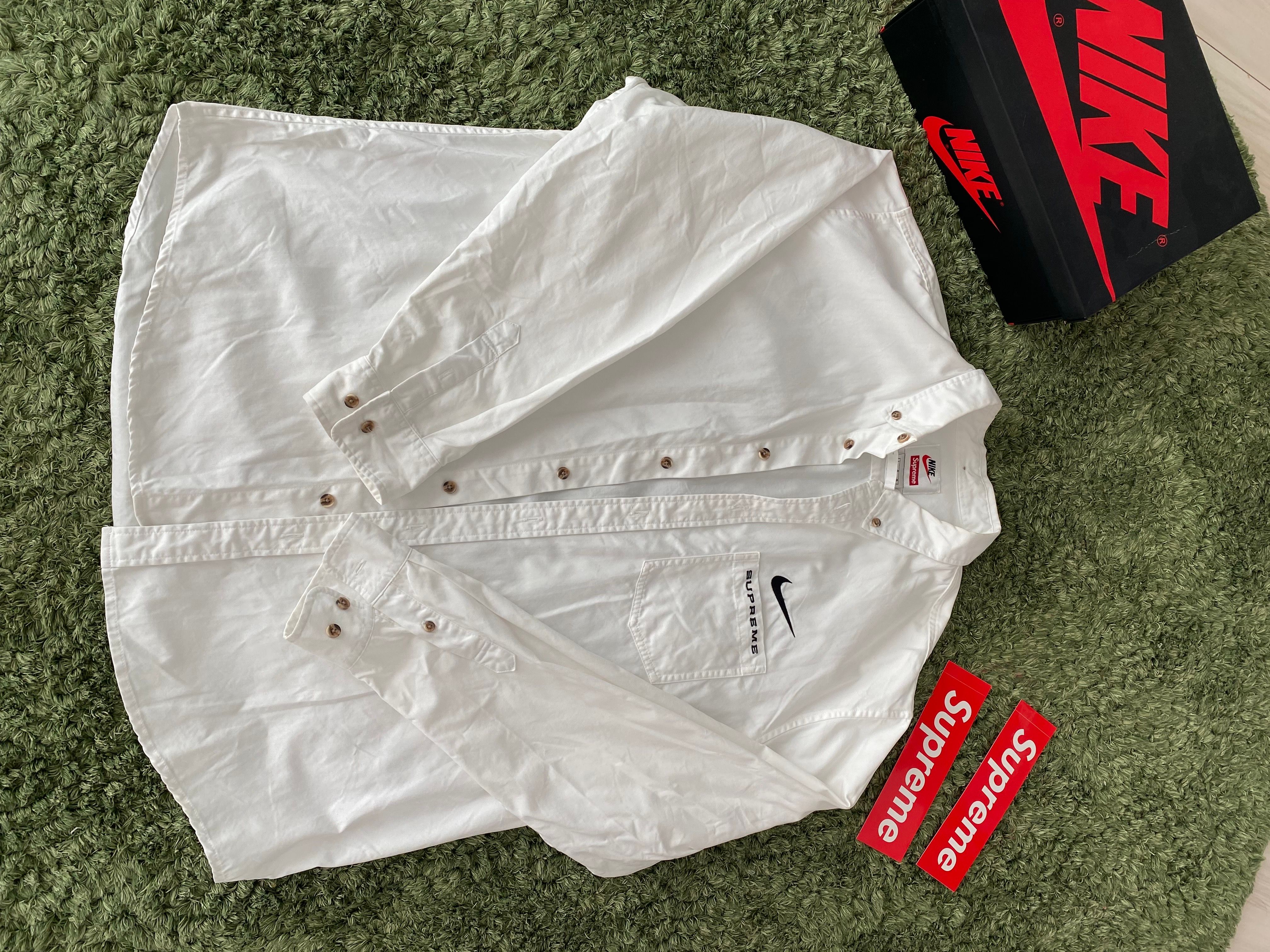 Supreme / Nike® Cotton Twill Shirt "White"