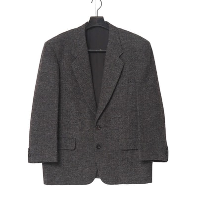 ■美品■COMME des GARCONS HOMME コムデギャルソンオム ヴィンテージ テーラードジャケット サイズM 90’S ブレザー シングルジャケット ヘリンボーン ブランド古着【中古】20260716/RB0159