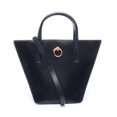カルティエ CARTIER パンテール 2WAY ハンドバッグ バッグ レザー レディース ブラック系 【中古】