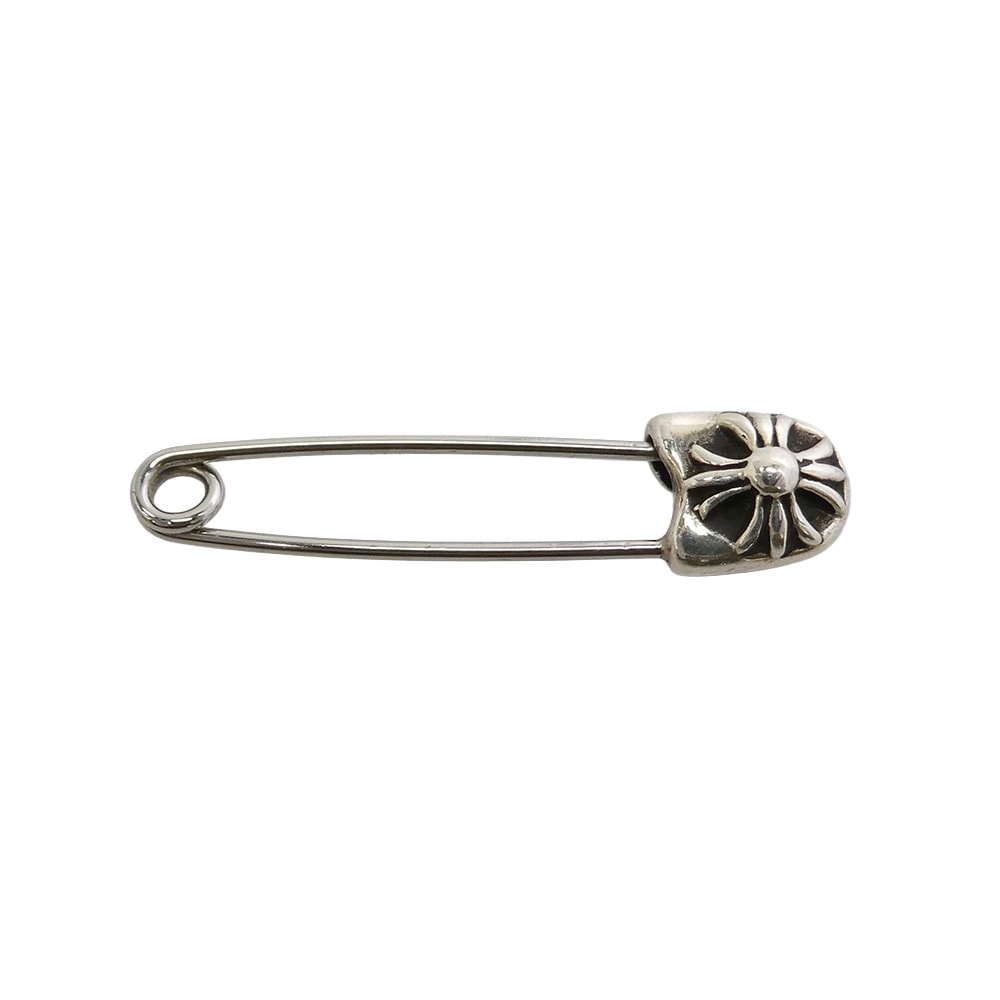 Chrome Hearts Small Safety Lapel Pin w/ #2 V1 CH Plus "Silver"