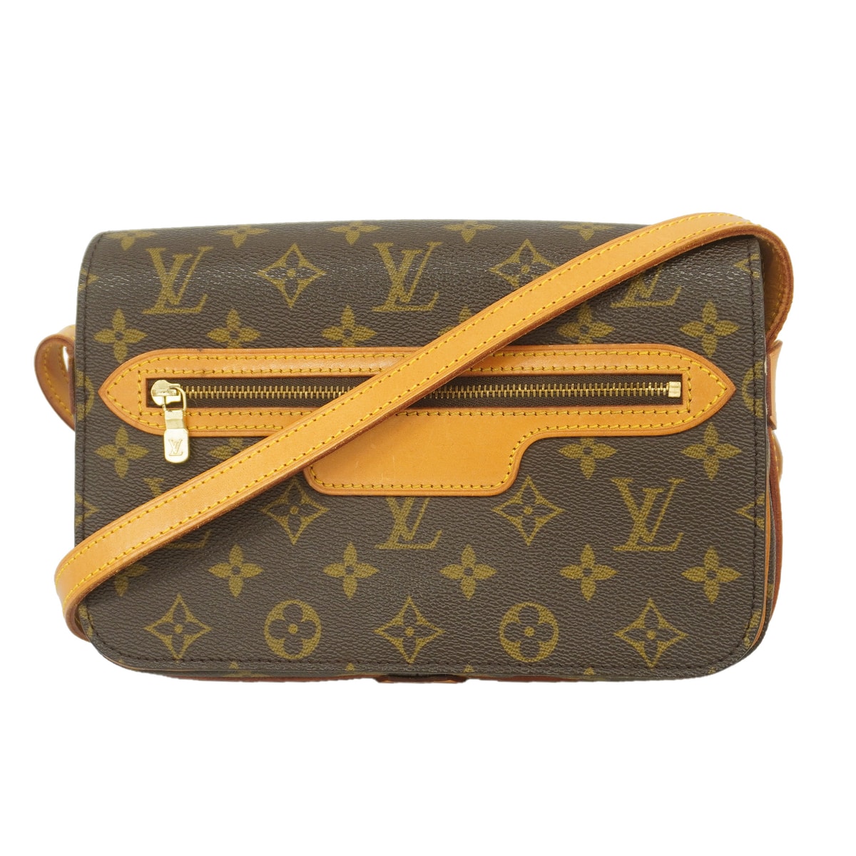 Louis Vuitton Saint Germain 24 Monogram Shoulder Bag "Brown"