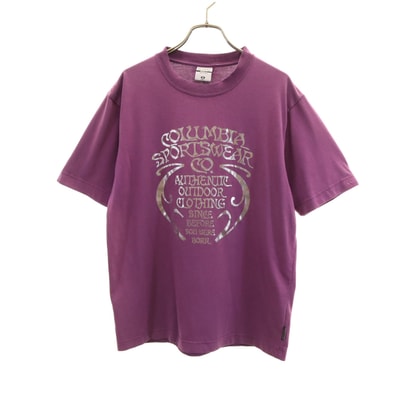 Columbia コロンビア 半袖 Tシャツ M パープル