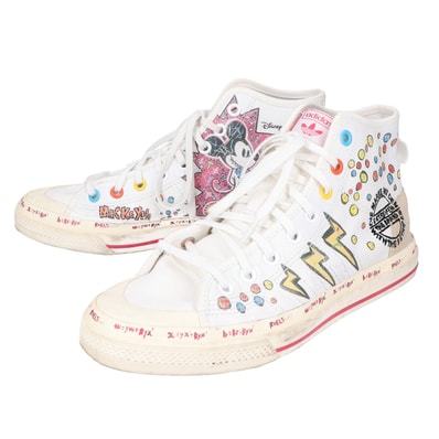 アディダス ×Disney ホワイト GZ8838 Nizza Hi RF Mickey Mouse スニーカー 27.5cm