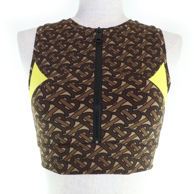 極美品 バーバリー トップス ブラウン レディース XS 8030489