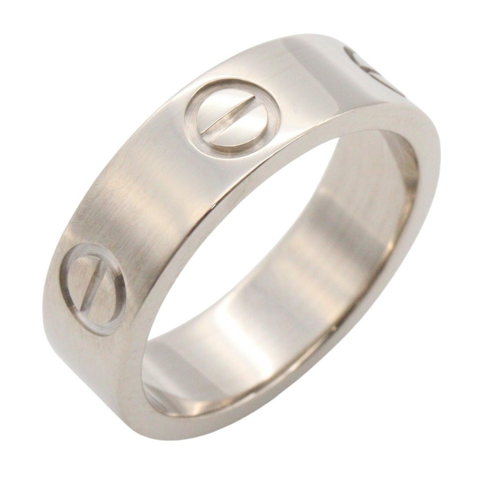 カルティエ CARTIER ラブリング リング・指輪 ジュエリー K18WG(ホワイトゴールド) レディース シルバー系 B4084700 【中古】