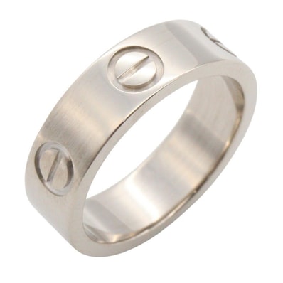 カルティエ CARTIER ラブリング リング・指輪 ジュエリー K18WG(ホワイトゴールド) レディース シルバー系 B4084700 【中古】