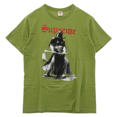 Supreme シュプリーム 24AW x Frank Frazetta Destruction Tee フランクフラゼッタ デストラクション 半袖 Tシャツ カットソー グリーン系 M【中古】