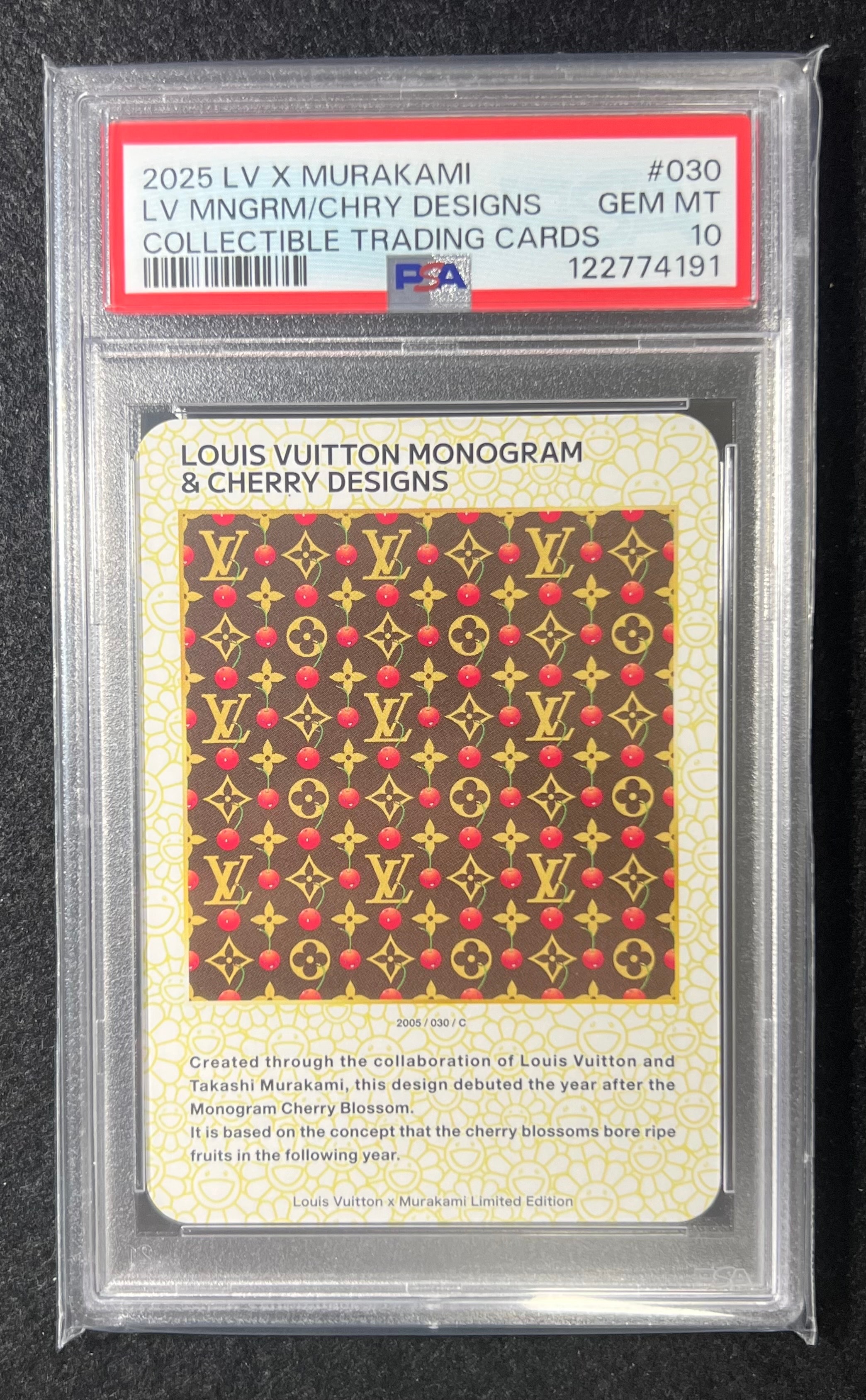 PSA10】ルイヴィトン モノグラム & チェリーデザインズ C [2005 / 030