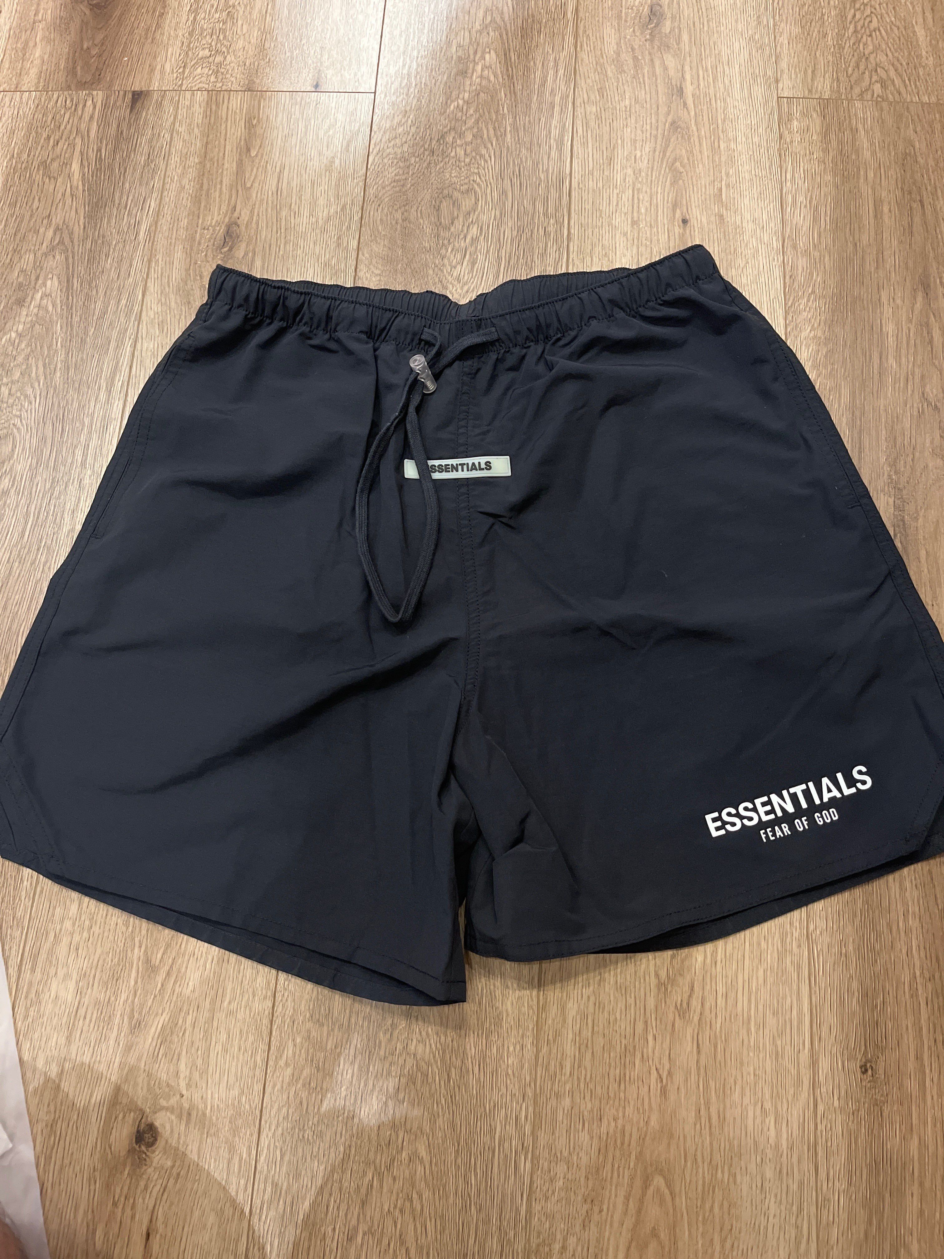 FEAR OF GOD ESSENTIALS Nylon Active Shorts "Black"