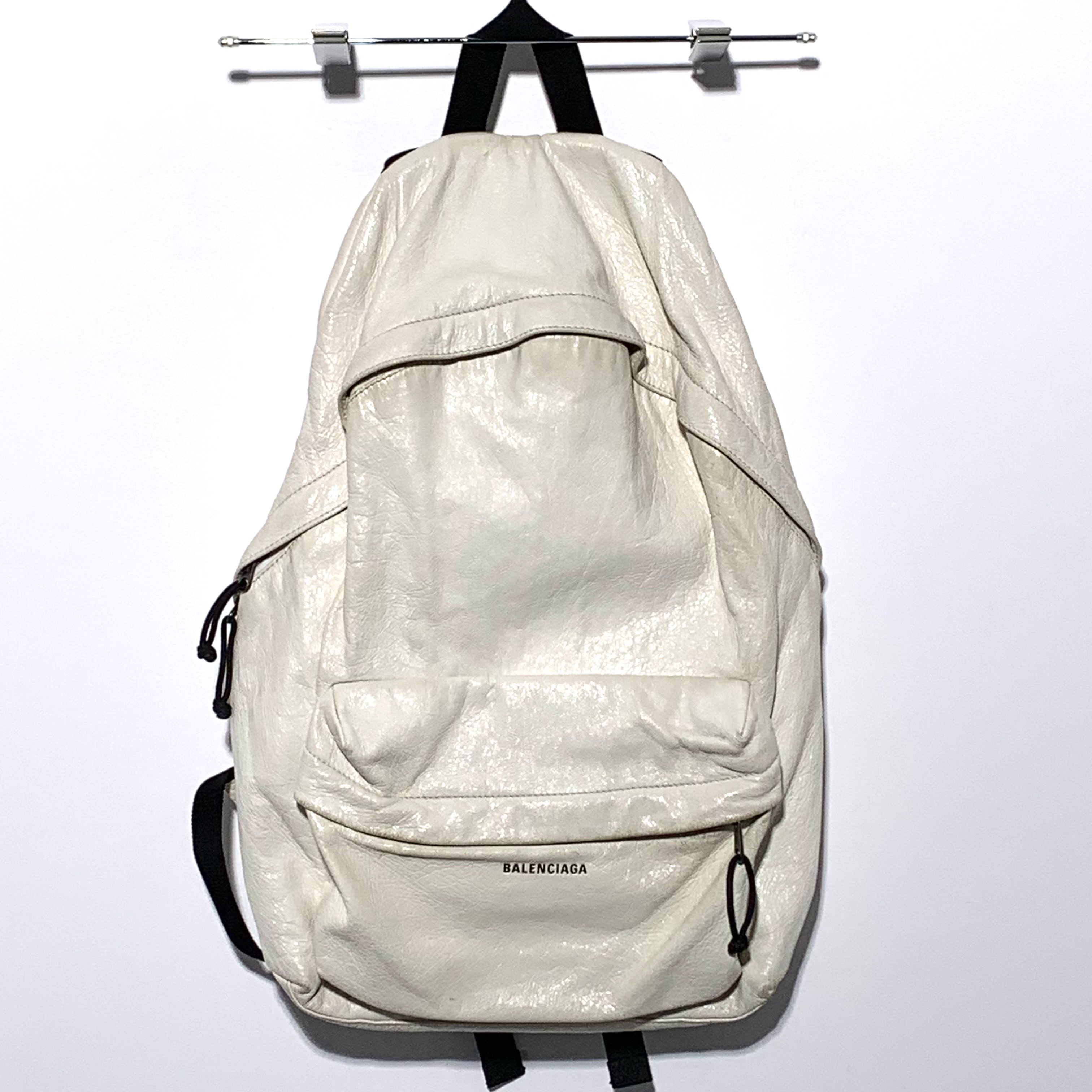 BALENCIAGA エクスプローラー リュックサック バックパック レザー ホワイト