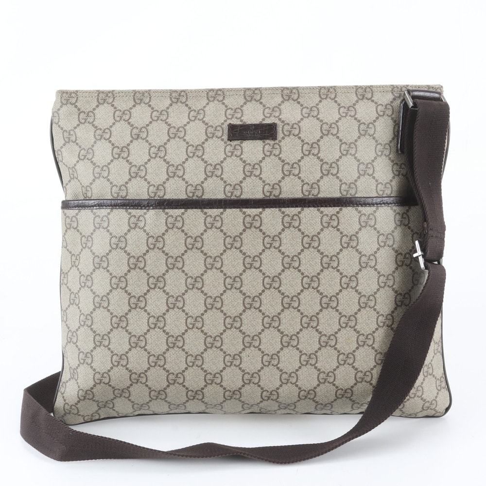 ■美品 グッチ GGスプリーム 141198 ショルダーバッグ