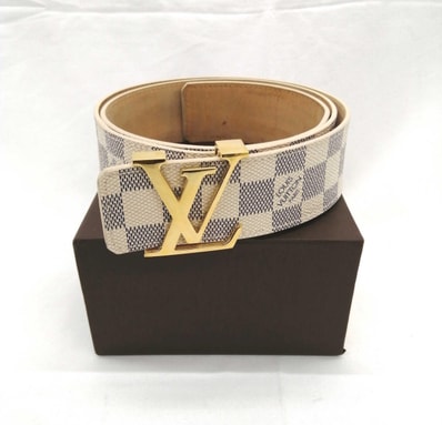 Louis Vuitton Damier Azur Ceinture Initial