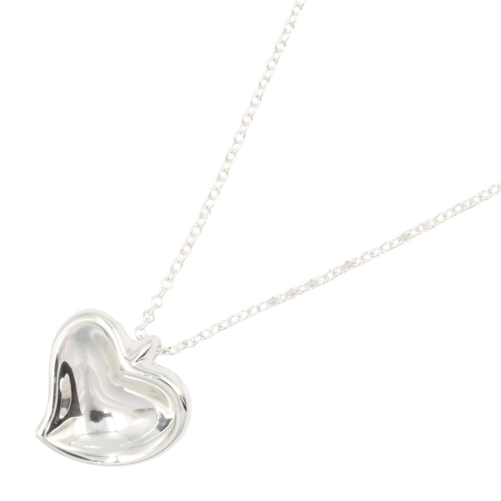 ティファニー TIFFANY&CO カーブドハート ネックレス ネックレス ジュエリー シルバー925 レディース シルバー系 【中古】