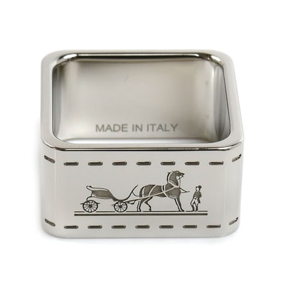 HERMES エルメス メタル ボルデュック スカーフリング H601463S 00 スカーフリング 90 レディース【中古】【美品】
