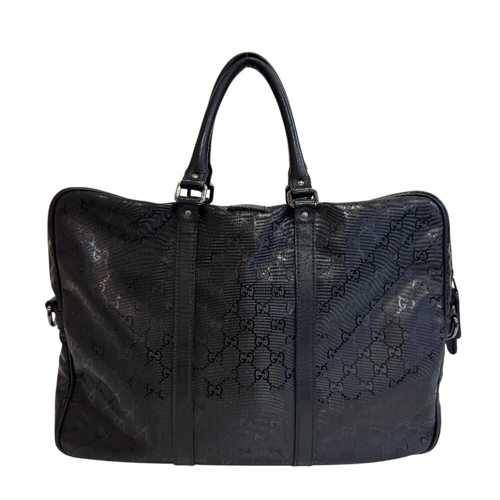 やや傷や汚れあり】グッチ GUCCI ブリーフケース GGインプリメ