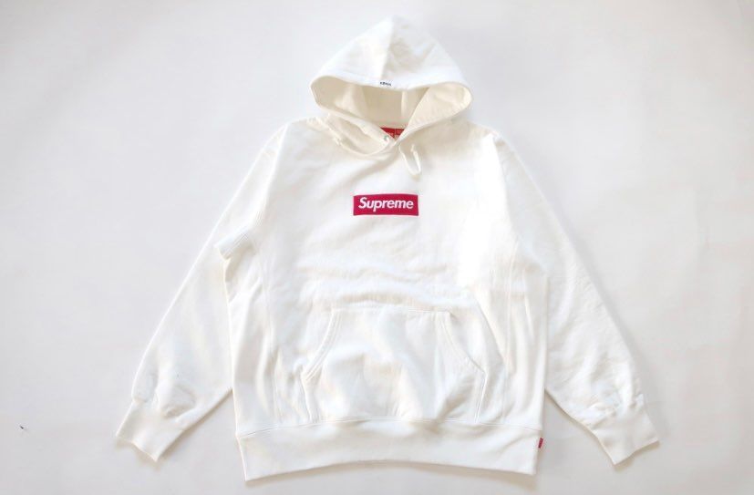 Supreme Box Logo Hooded Sweatshirt "White" (21FW)