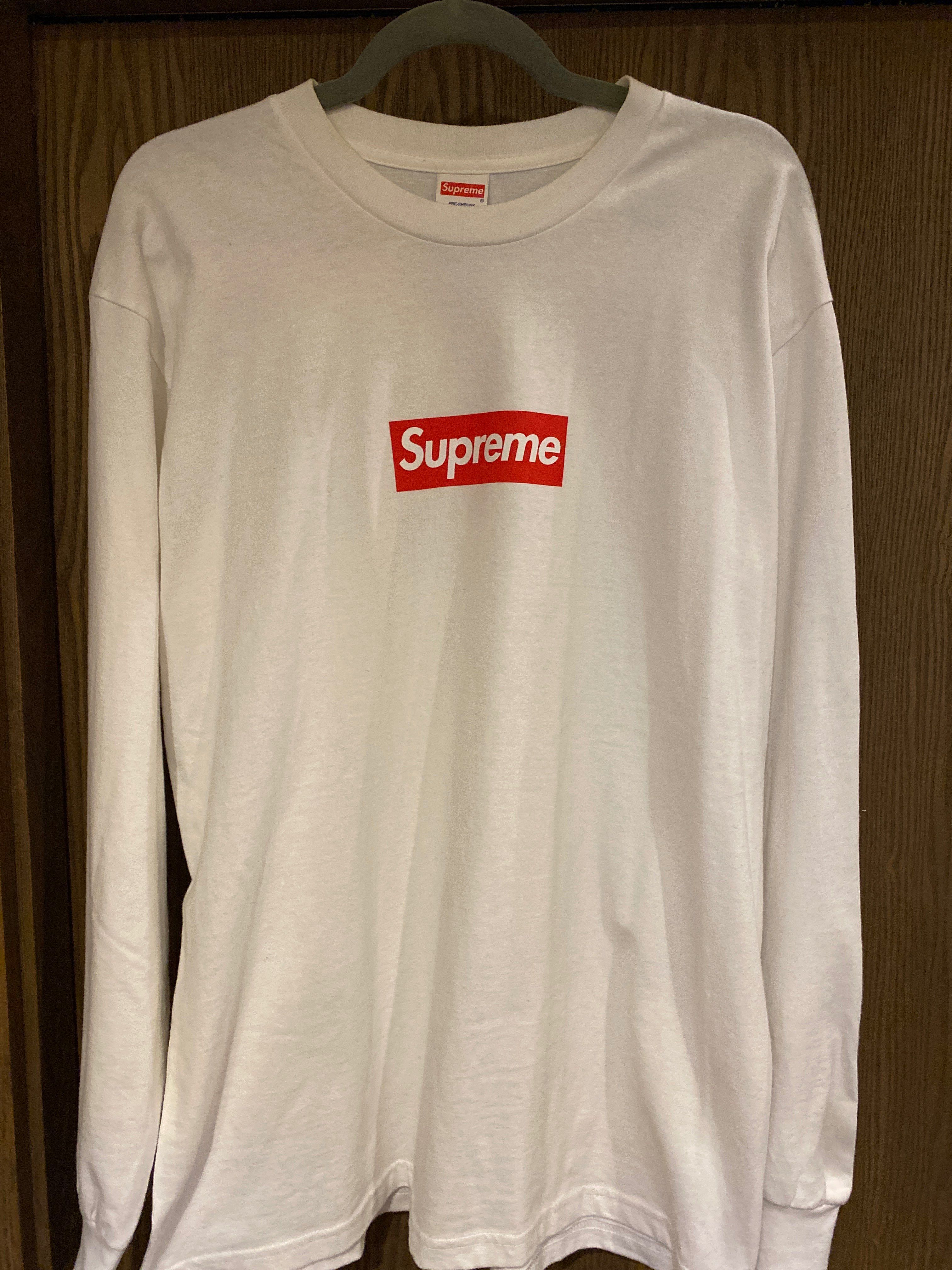 Supreme Box Logo L/S Tee "White"