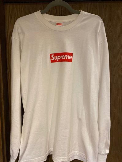 Supreme Box Logo L/S Tee "White"