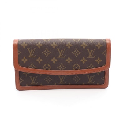 ルイ・ヴィトン LOUIS VUITTON ポシェットダムPM モノグラム セカンドバッグ クラッチバッグ バッグ PVCコーティングキャンバス レザー メンズ レディース ブラウン系 M51812 【中古】