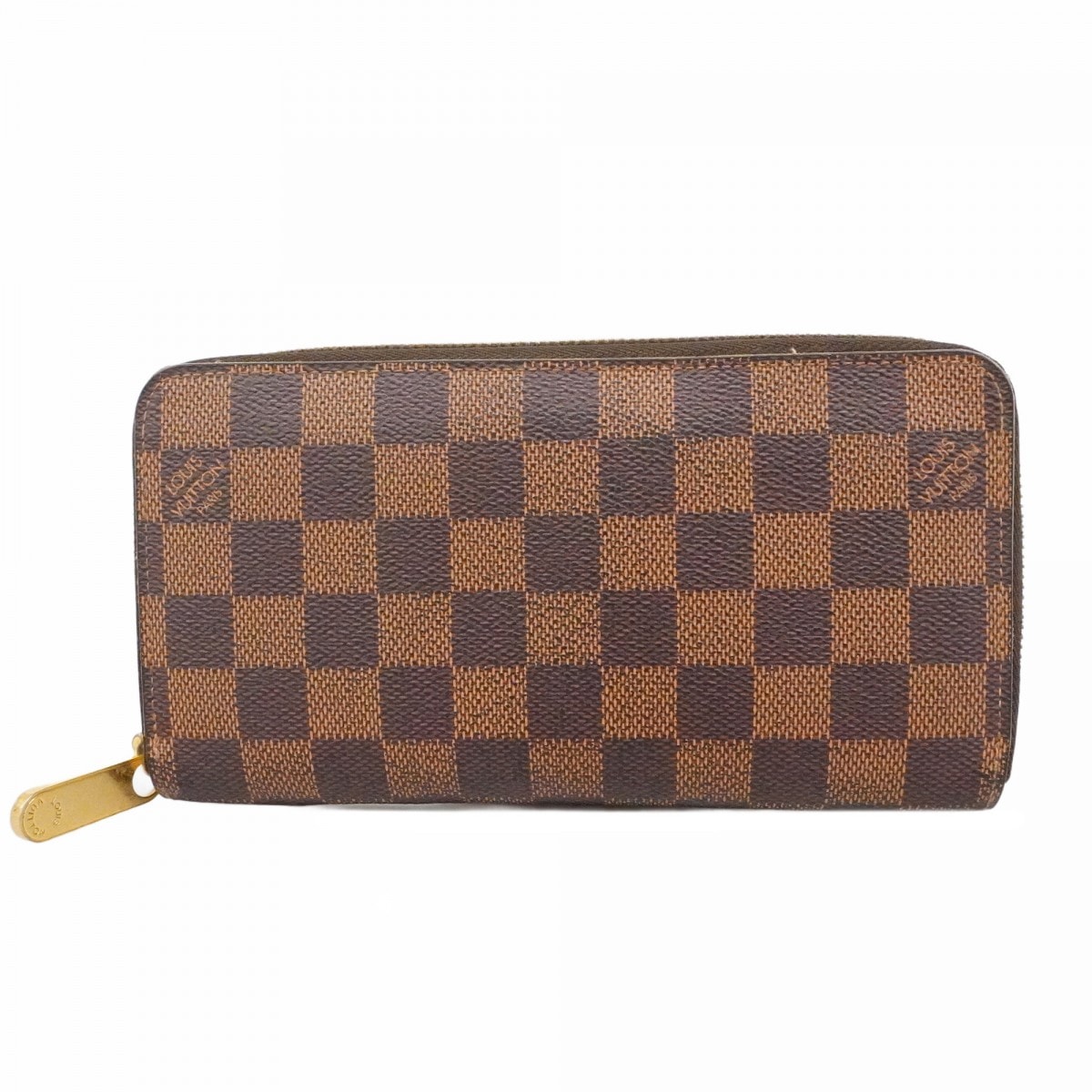 【6dc2364】ルイヴィトン 長財布 ダミエ ジッピーウォレット N60015 エベヌ【中古】メンズ レディース ユニセックス