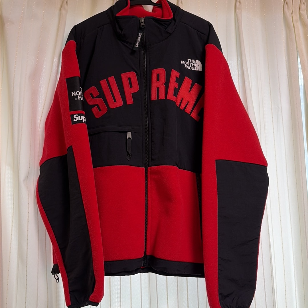 Supreme x The North Face Arc Logo Denali Fleece Jacket "Red"