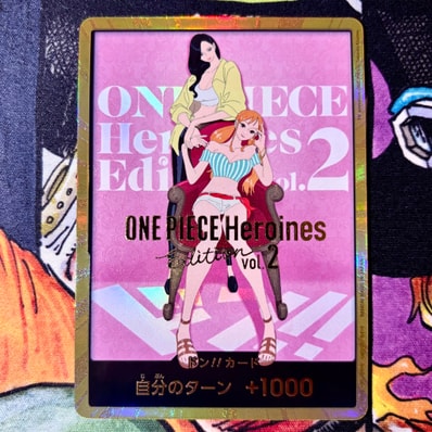 ドン!!カード (ナミ&ロビン) :金ドン(エクストラブースター「ヒロインズエディション Vol.2」)