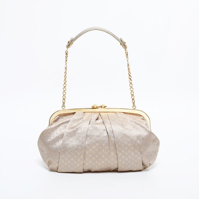 ヴィトン LV サテン モノグラム オモニエール ハンドバッグ【中古】