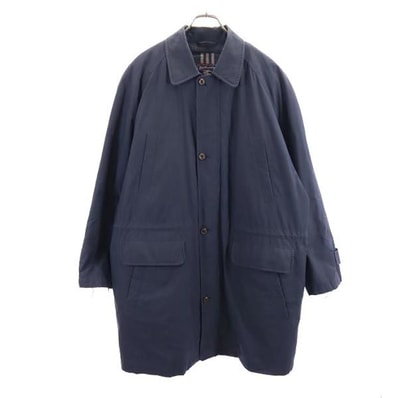 Burberrys バーバリーズ 90s 日本製 ダウンライナー付き オールド ステンカラーコート LA ネイビー 三陽商会