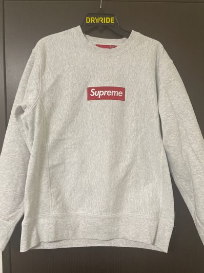 Supreme Box Logo Crewneck Sweatshirt "Ash Grey" (18FW)