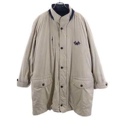 Burberrys バーバリーズ 80s 90s 2WAY ジャケット L アイボリー系 ダウンライナー付 中綿 コート