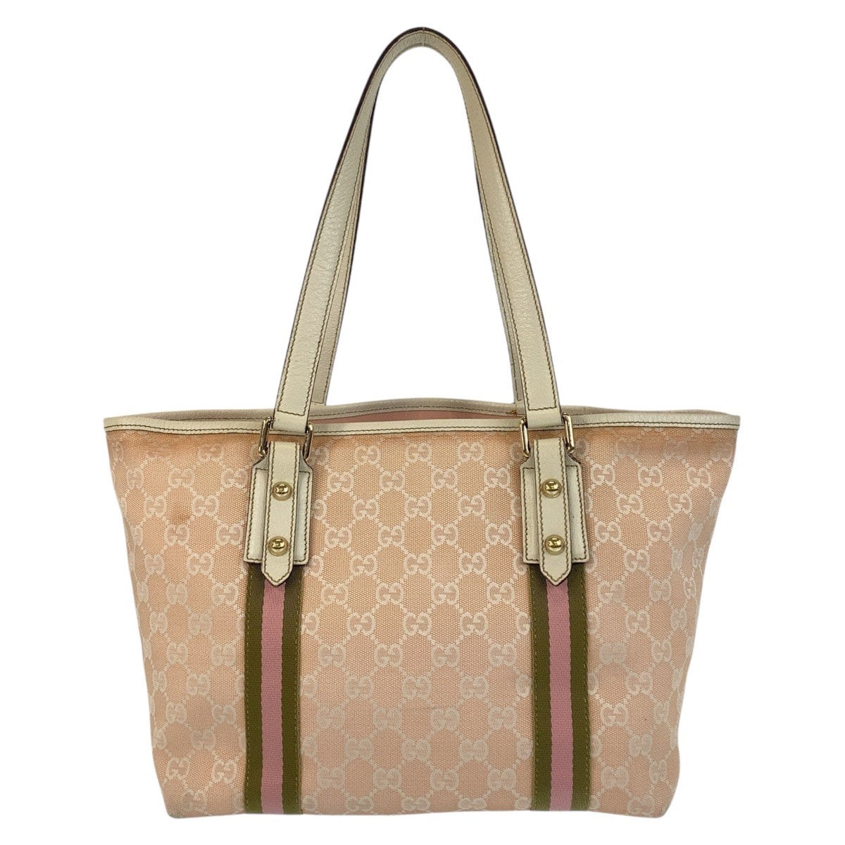 C (やや傷や汚れあり)】GUCCI グッチ シェリーライン ピンク