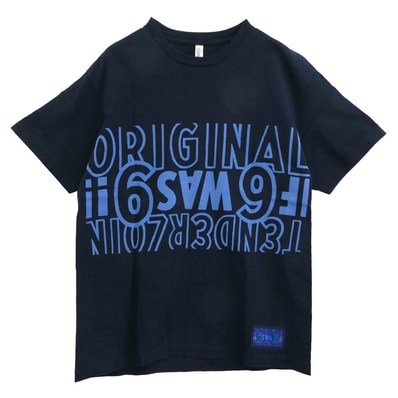 TENDERLOIN テンダーロイン Tシャツ 22SS TEE 3A ロゴ 半袖 Tシャツ ネイビー ネイビー系 L【中古】