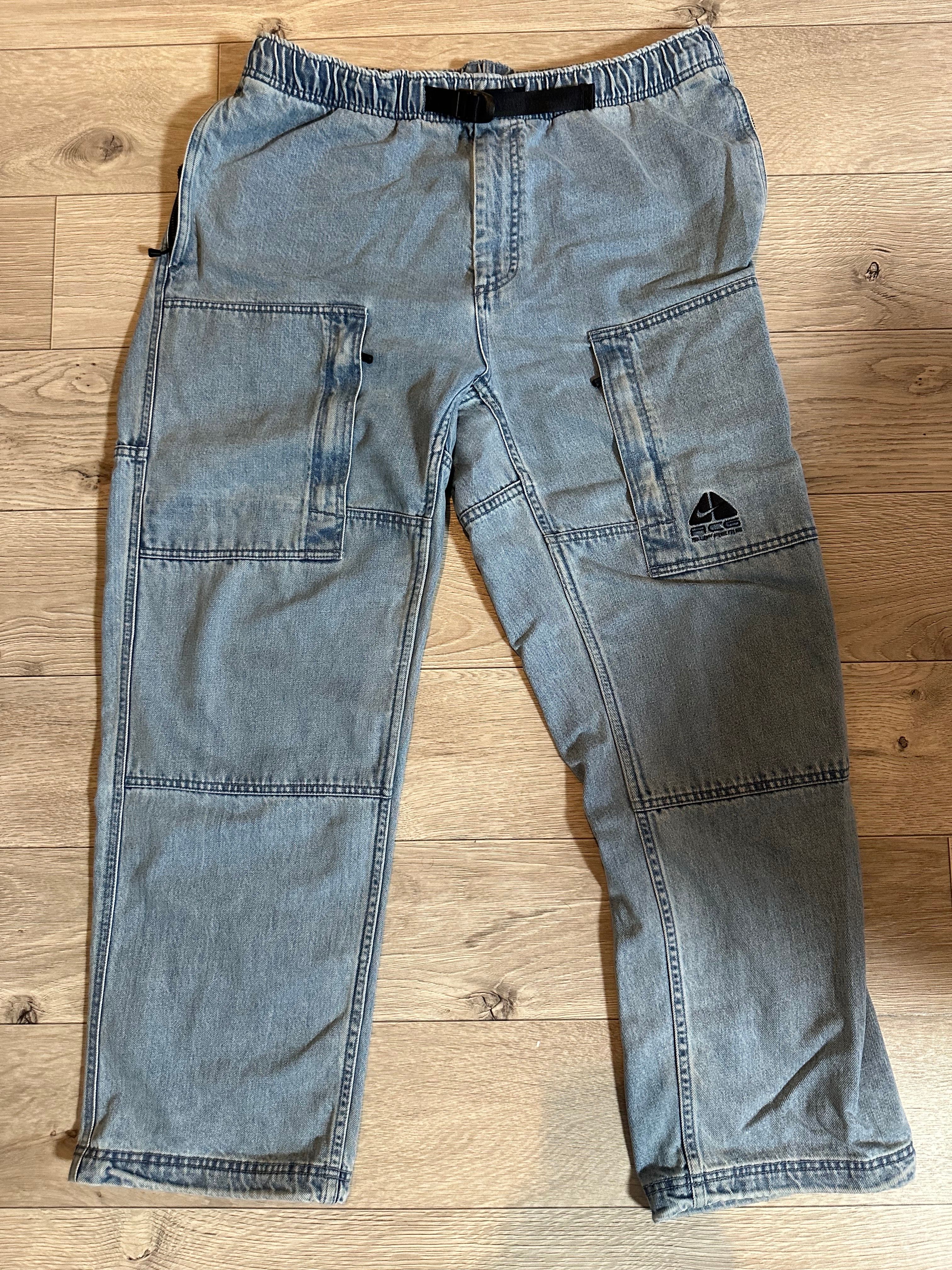 Supreme Nike ACG Belted Denim Pant "Washed Blue"