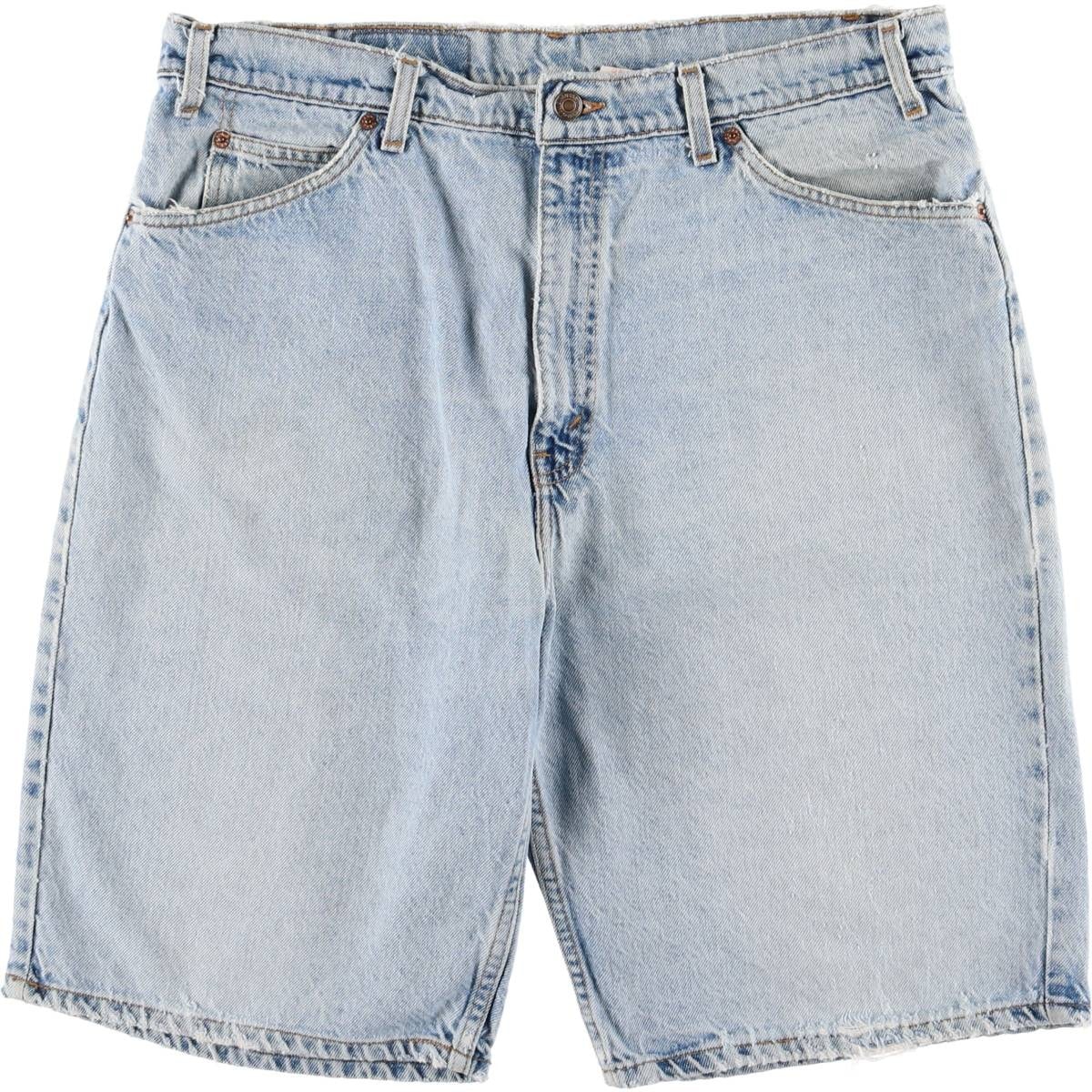 古着 90年代 リーバイス Levi's 550 RELAXED FIT オレンジタブ デニムショーツ ハーフパンツ メンズw37相当 ヴィンテージ/eaa555576