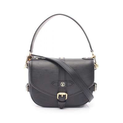 ルイ・ヴィトン LOUIS VUITTON ソミュールBB 2WAY ハンドバッグ バッグ レザー エピ ノワール レディース ブラック系 M23469 【中古】