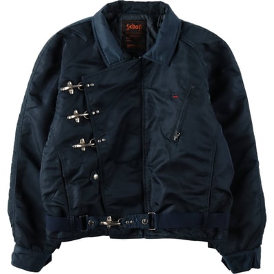 古着 90年代 ショット SCHOTT 中綿入り ファイヤーマンジャケット レディースL相当 ヴィンテージ/eaa640194